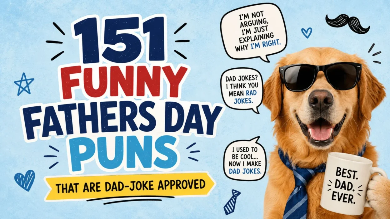 😂 151 Funny Fathers Day Puns That Are Dad-Joke Approved