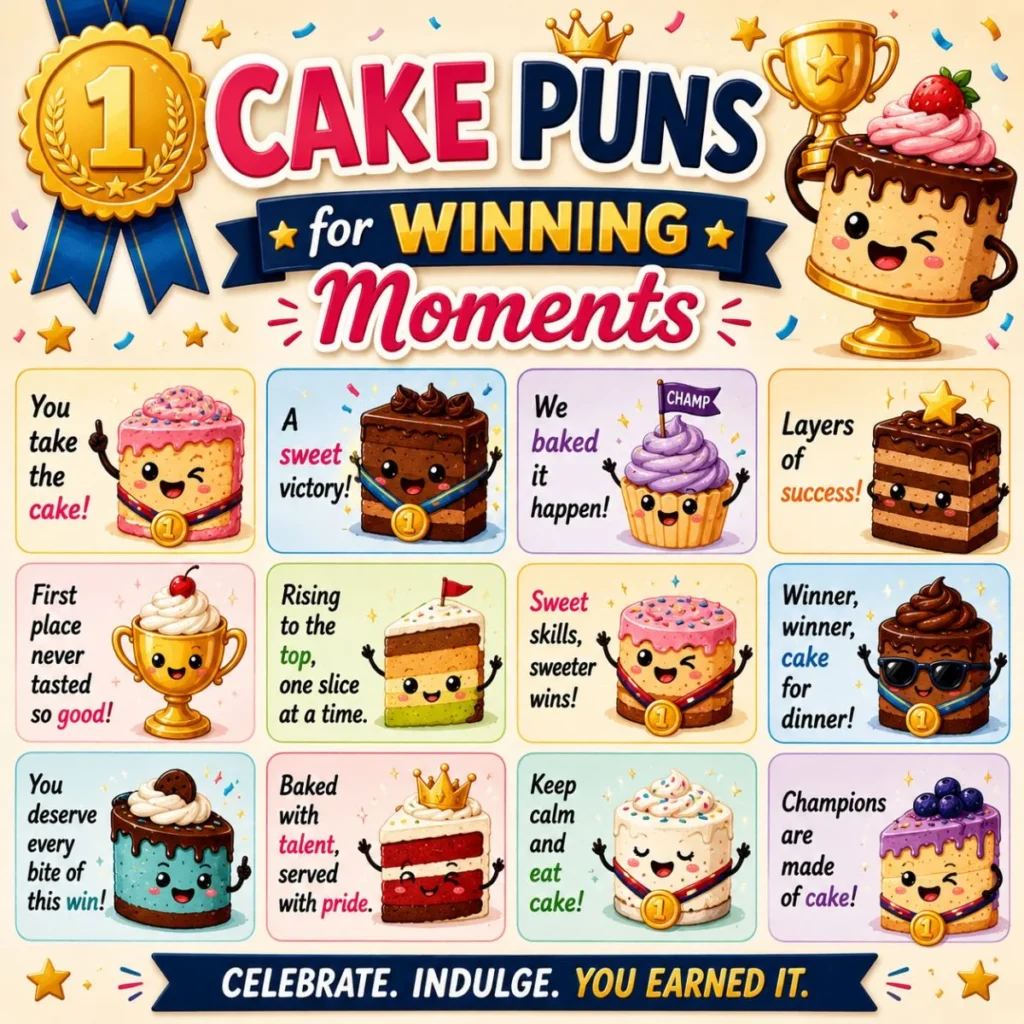 😎 Cake Puns With a Little Attitude