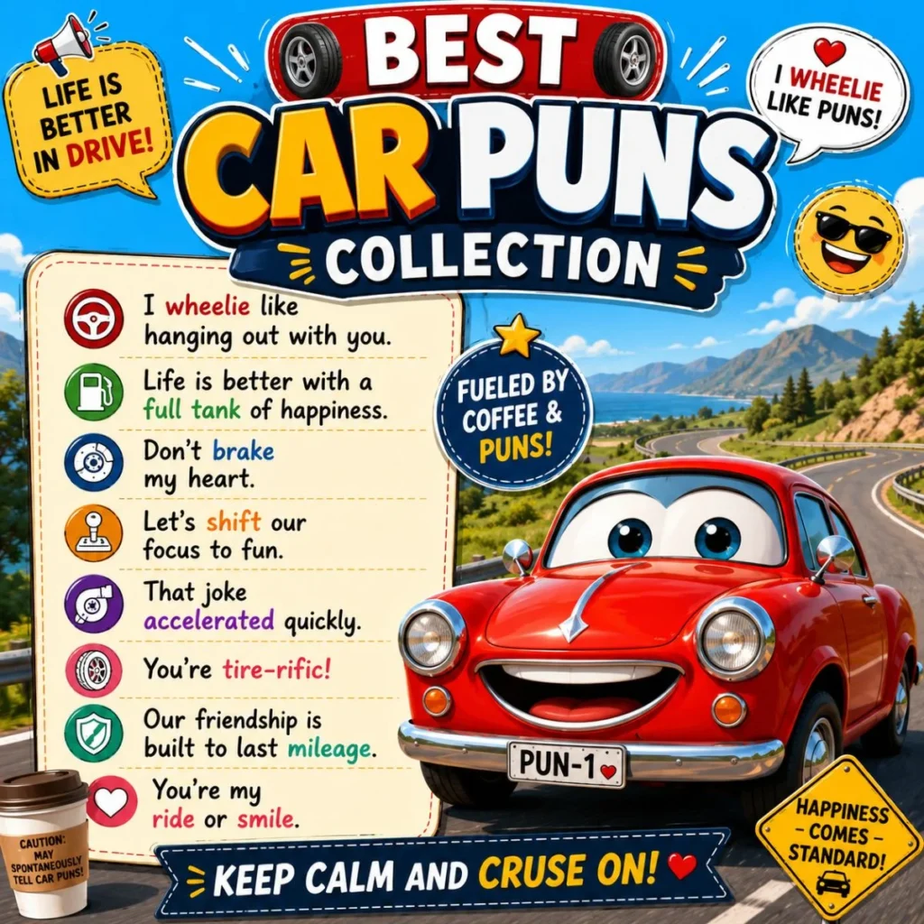 🚘 Best Car Puns Collection