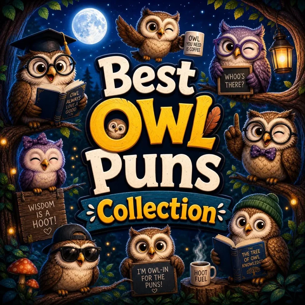 🦉 Best Owl Puns Collection