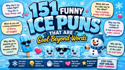🧊 151 Funny Ice Puns That Are Cool Beyond Words