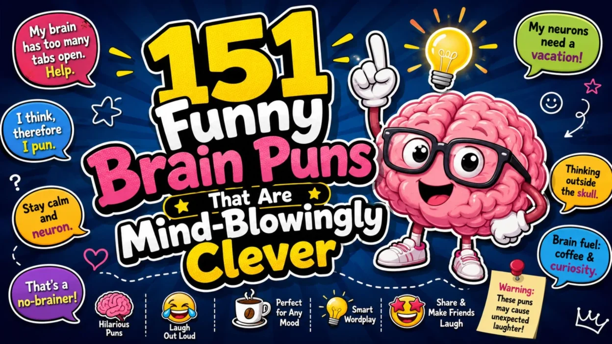 🧠 151 Funny Brain Puns That Are Mind-Blowingly Clever