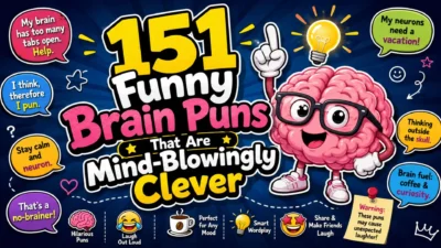 🧠 151 Funny Brain Puns That Are Mind-Blowingly Clever