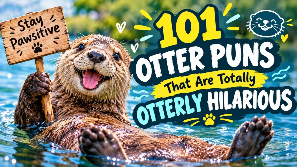 101 funny otter puns that are totally otterly hilarious