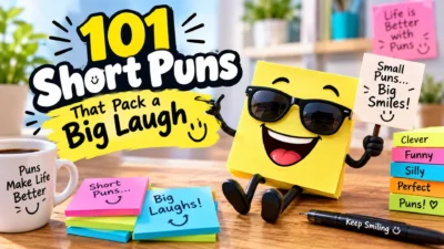 101 short puns that pack a big laugh