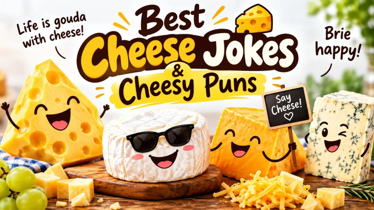 Best cheese jokes and cheesy puns
