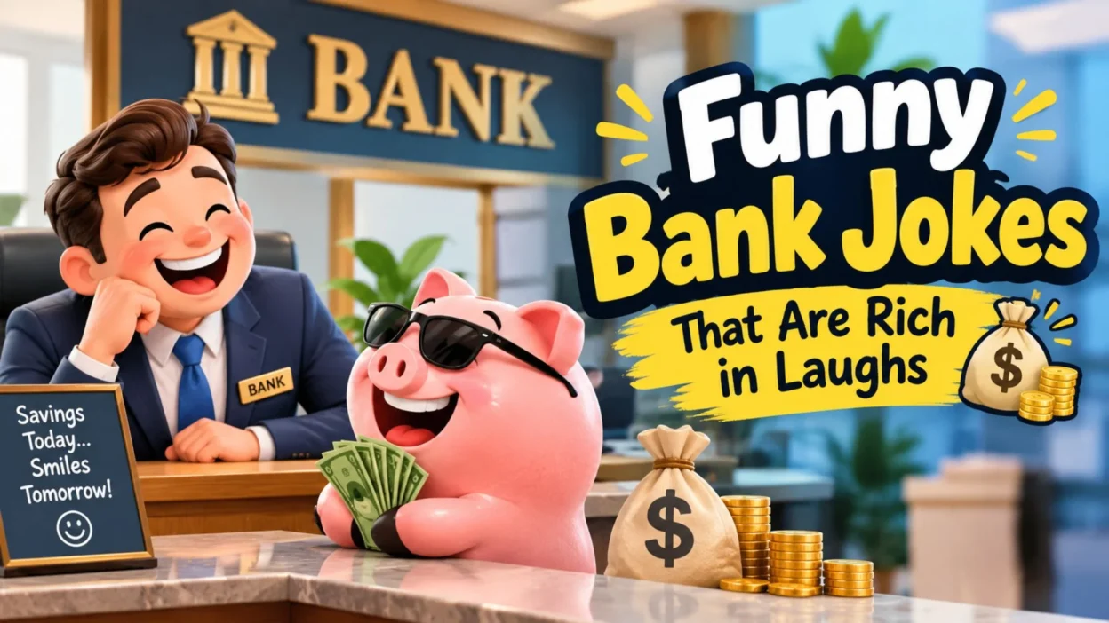 Funny bank jokes and money humor
