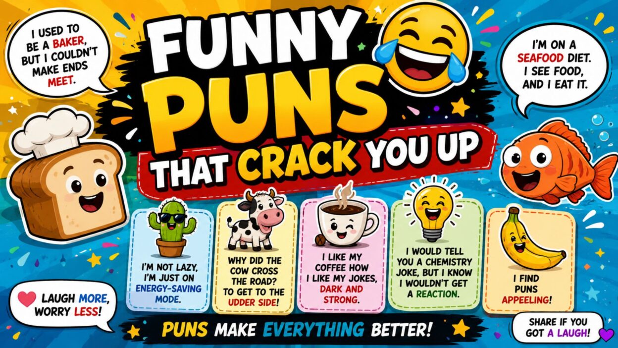 Funny puns that crack you up