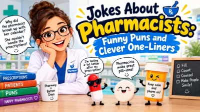 Funny pharmacist jokes and puns