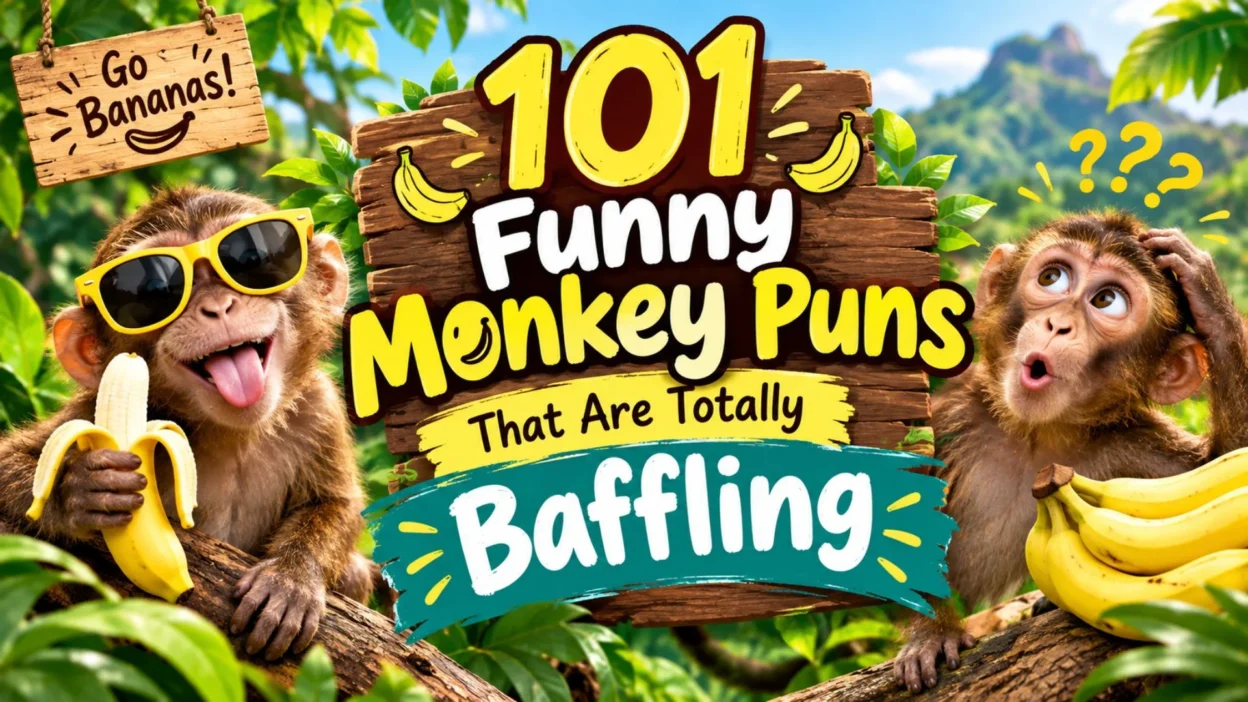101 Funny Monkey Puns That Are Totally Baffling