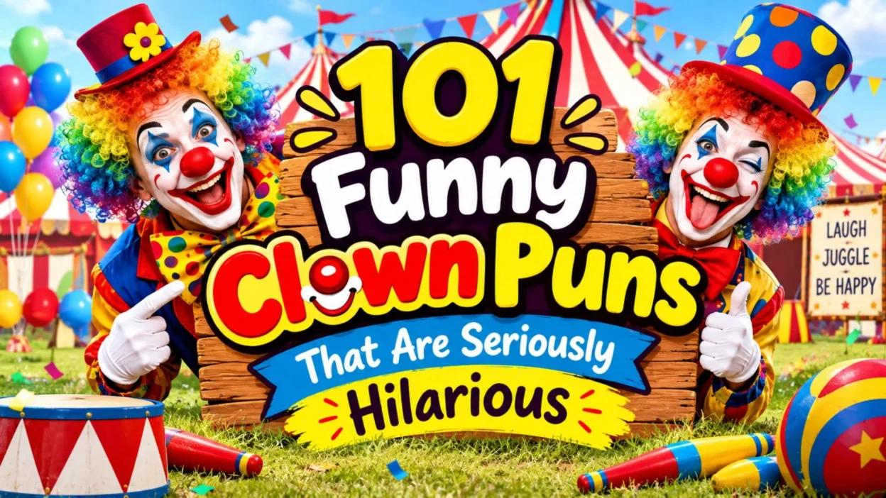 101 Funny Clown Puns That Are Seriously Hilarious
